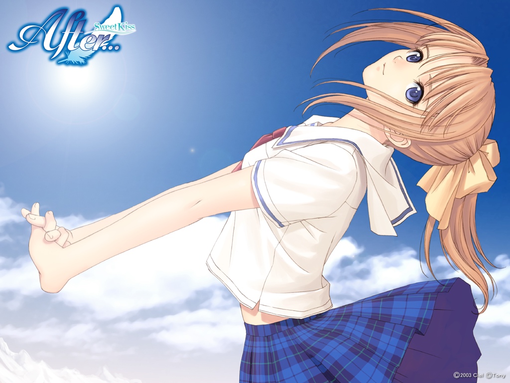pantyshot/upskirt wind lift/skirt lift/skirt flip CG gallery　01 page 2 full