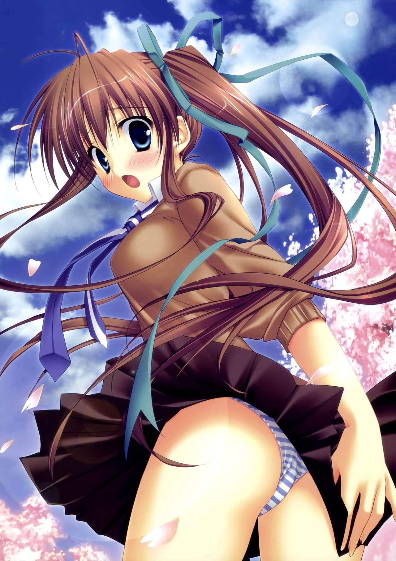 pantyshot/upskirt wind lift/skirt lift/skirt flip CG gallery　01 page 4 full