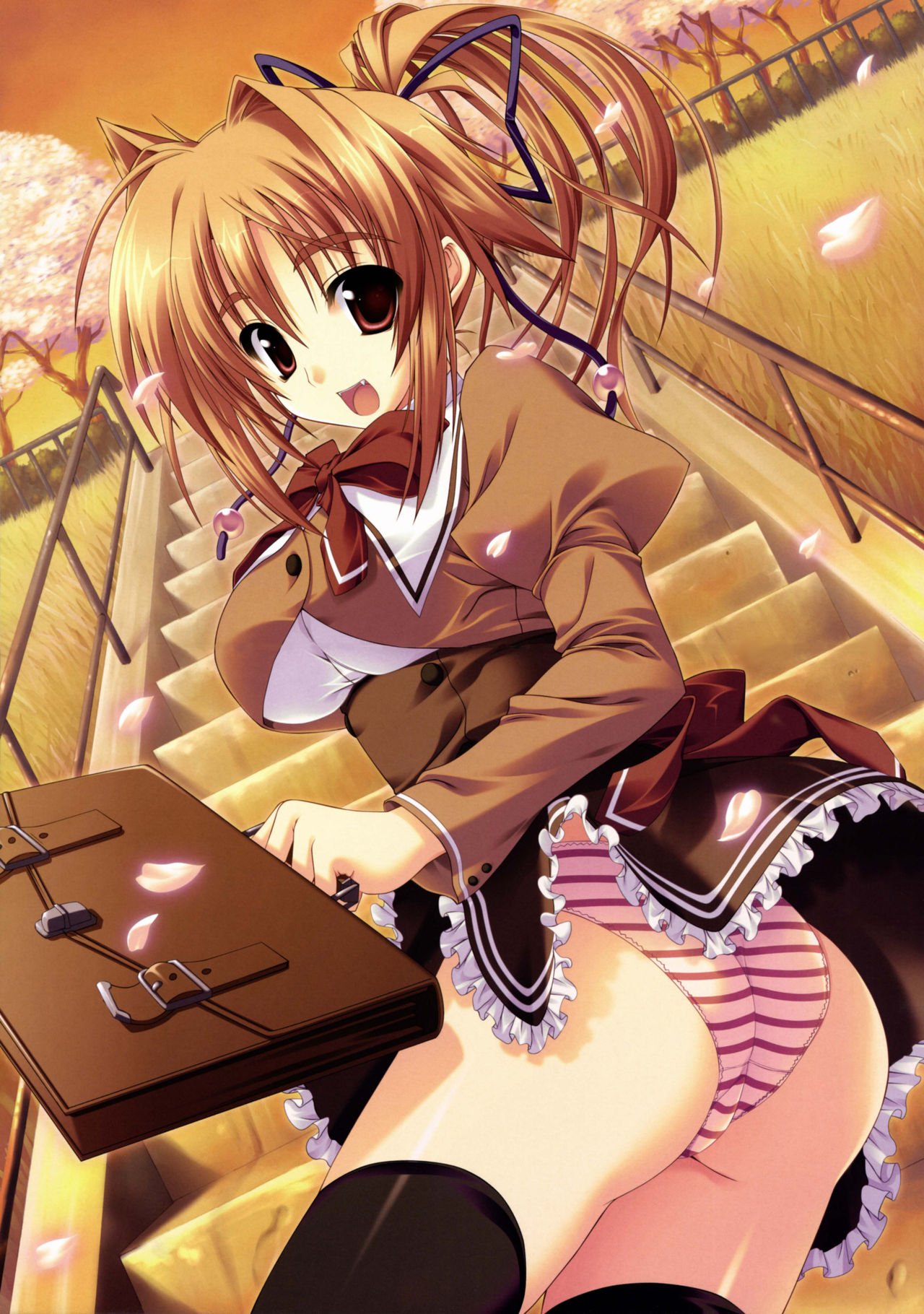 pantyshot/upskirt wind lift/skirt lift/skirt flip CG gallery　01 page 6 full