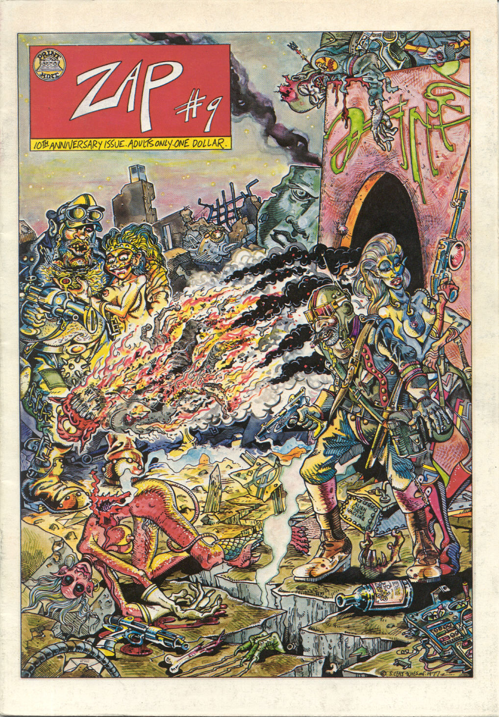 Zap Comix #9 page 1 full