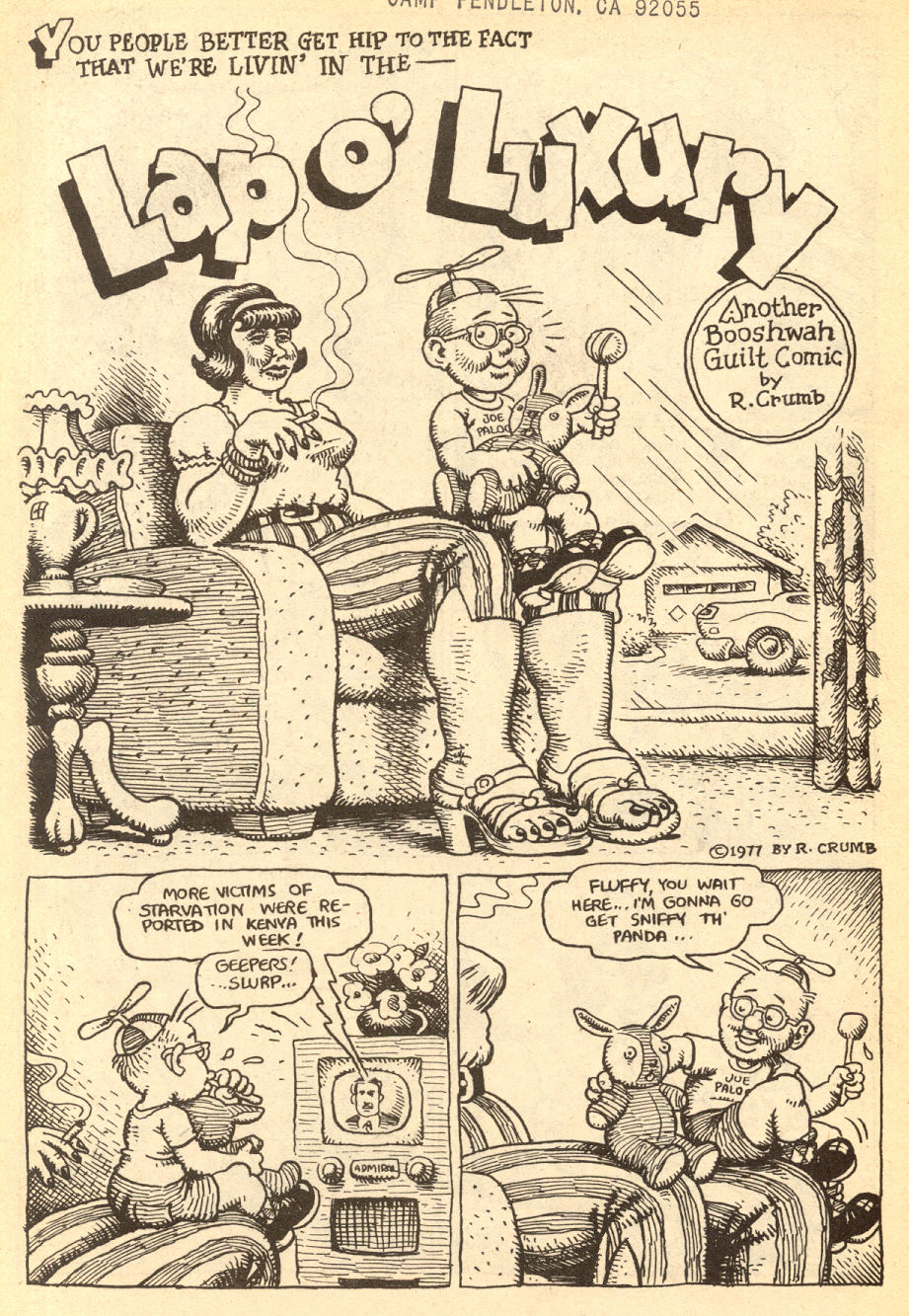 Zap Comix #9 page 3 full
