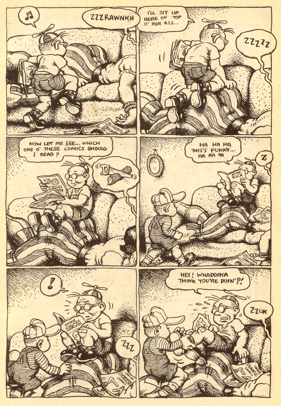 Zap Comix #9 page 7 full