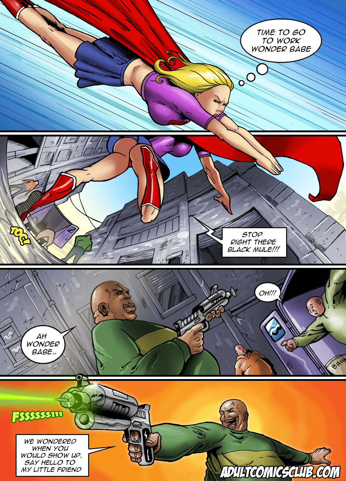 Wonderbabe vs Black Mule page 2 full