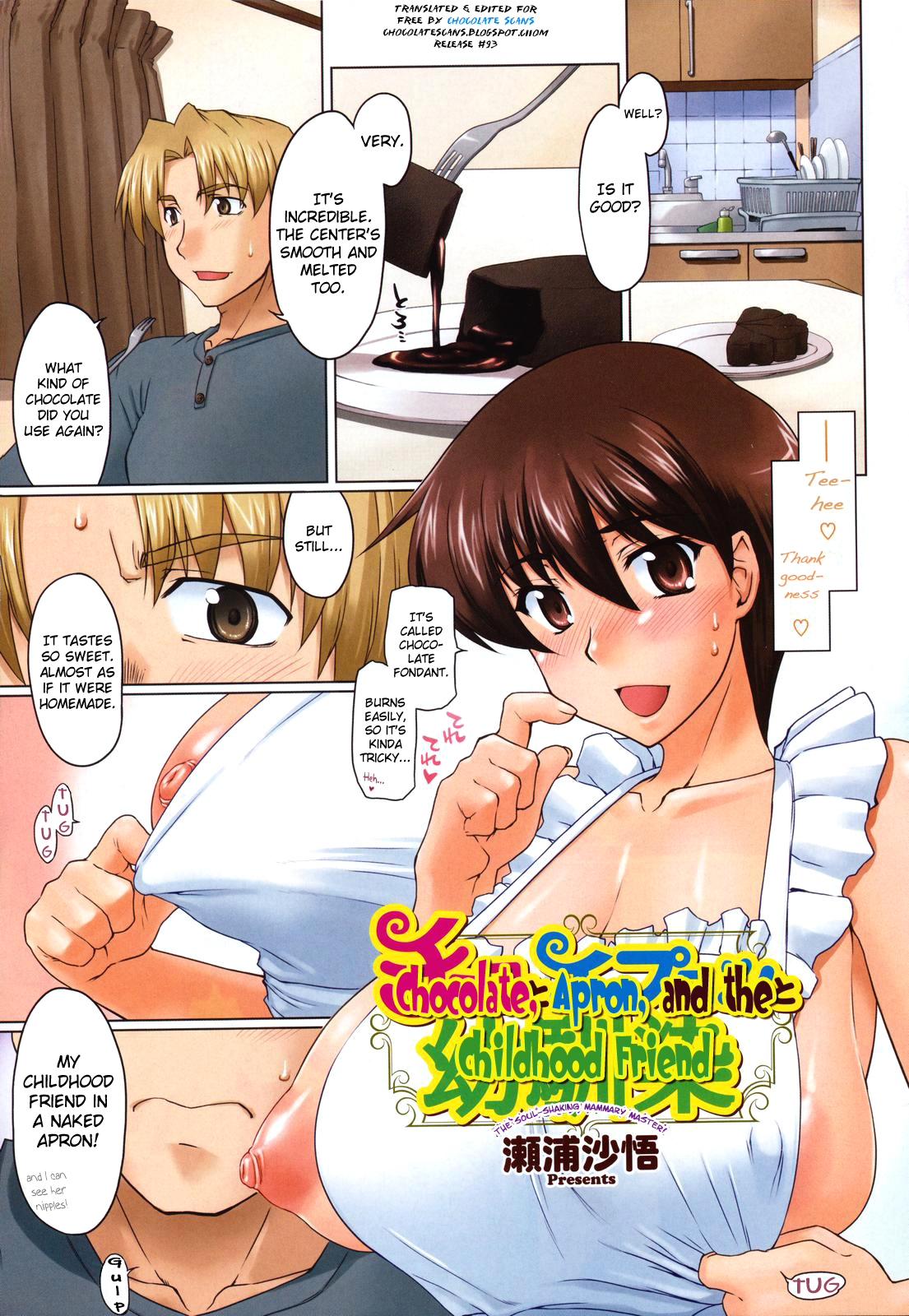 Choco to Apron to Osananajimi | Chocolate, Apron, and the Childhood Friend page 1 full