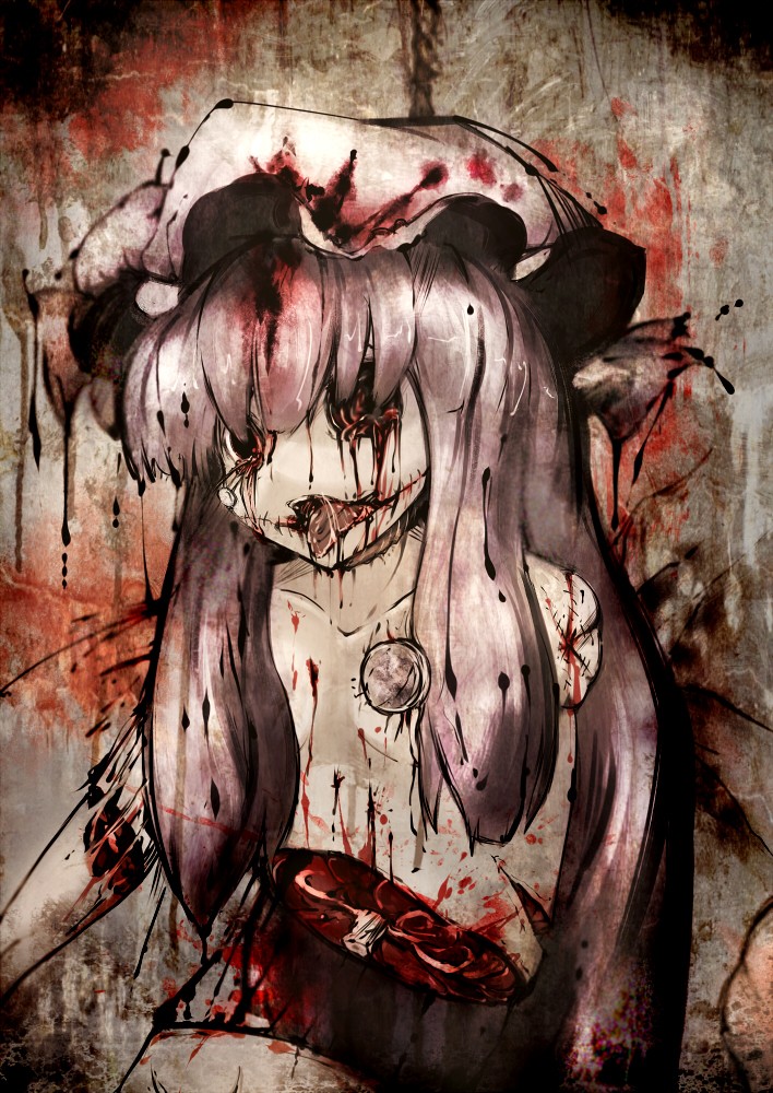 pink hair girl cutted into two from waist guro page 8 full