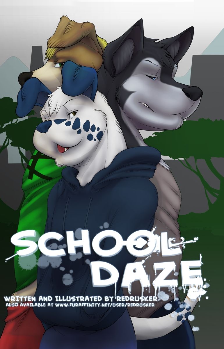 School Daze by RedRusker  + Lapping the Competition by Adam Wan page 1 full