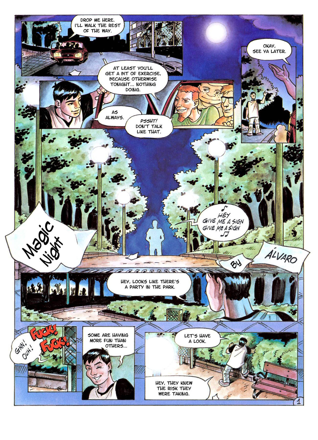 magic night page 1 full