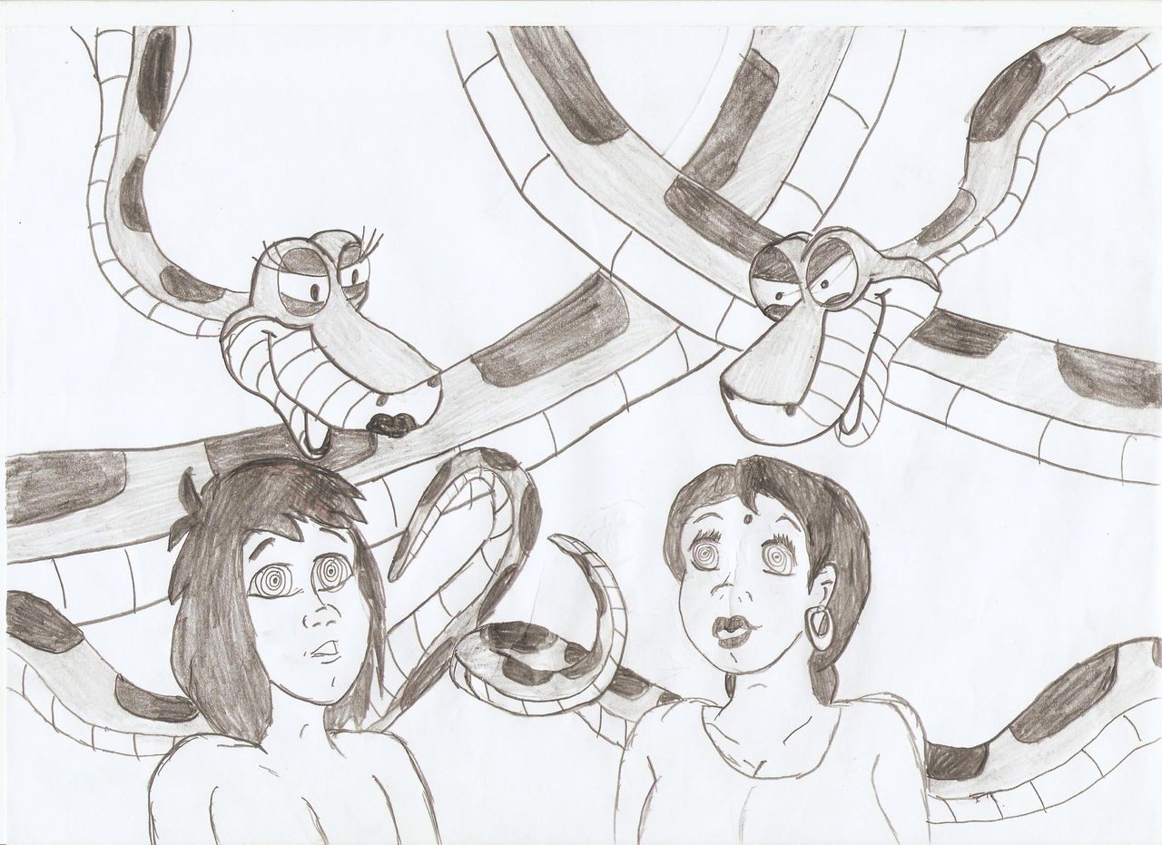 jungle book kaa hentai fan art comic page 1 full