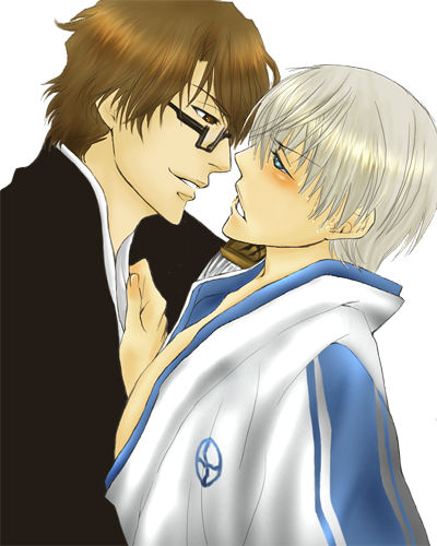 Bleach Yaoi -Aizen and Gin- page 6 full