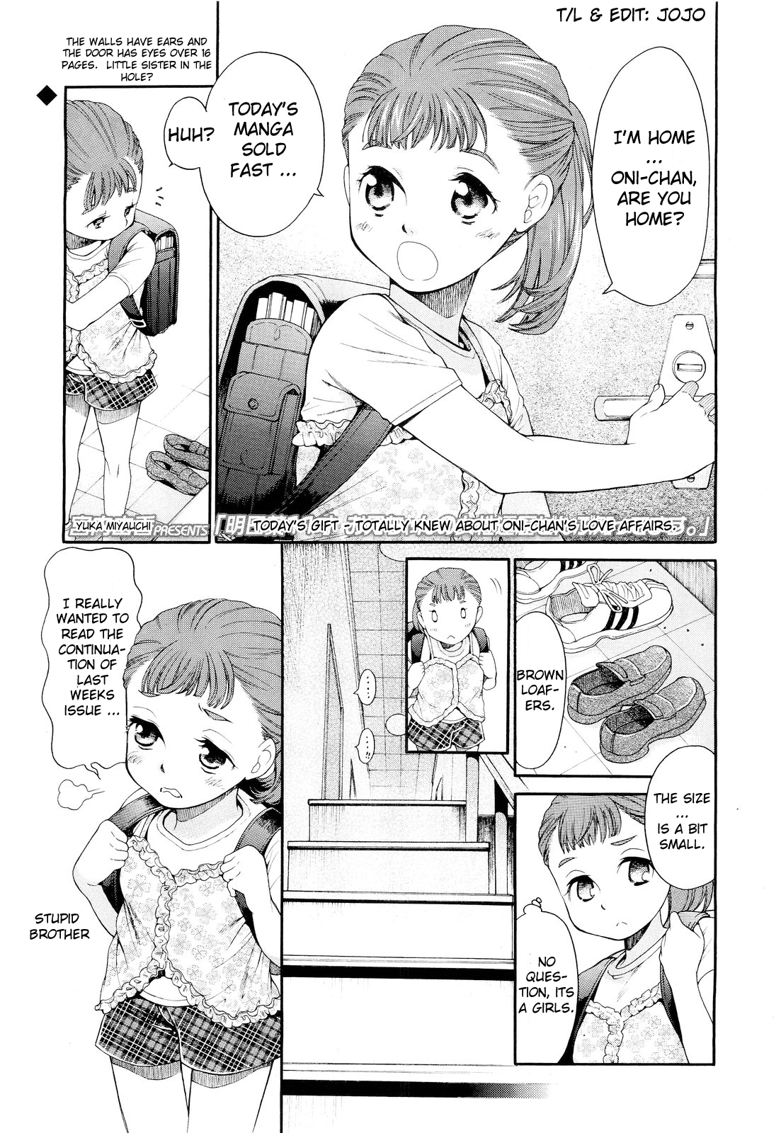 Asuna 11-sai - Onii-chan no Josei Henreki Zenbu Shittemasu. | Today's Gift - Totally knew about Onii-chan's love affairs page 1 full