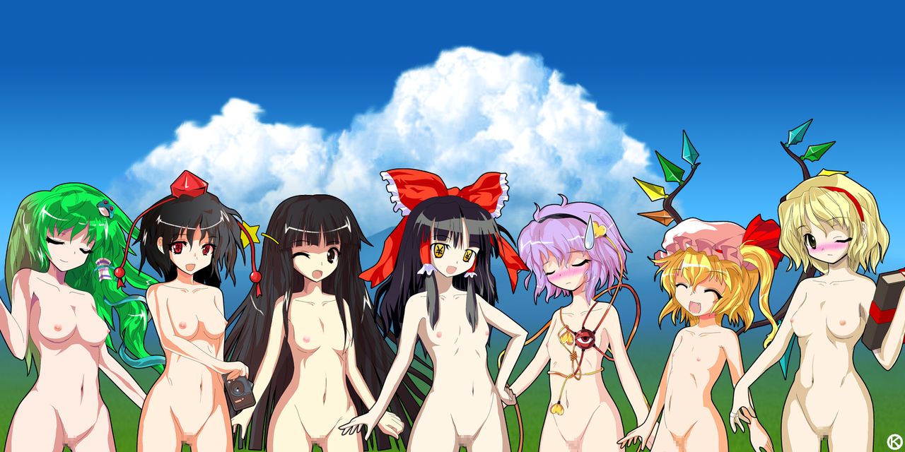 東方 全裸