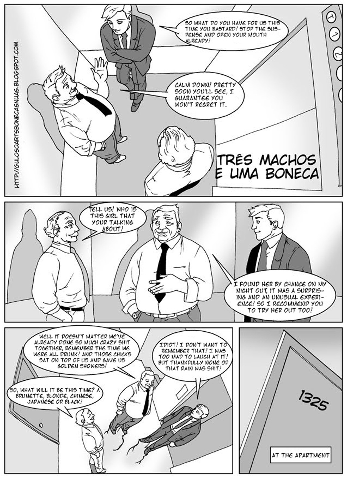 Three Men and a Doll page 1 full