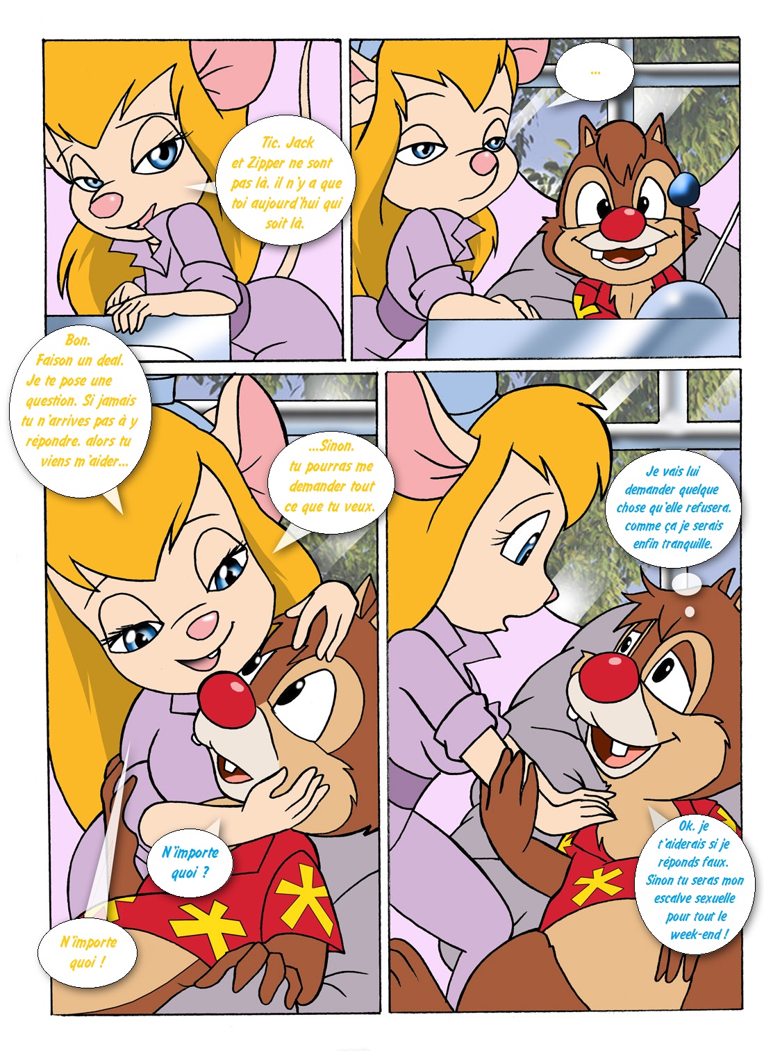 Rescue rodents 1: Gadget's bet, Gadget's bum page 4 full