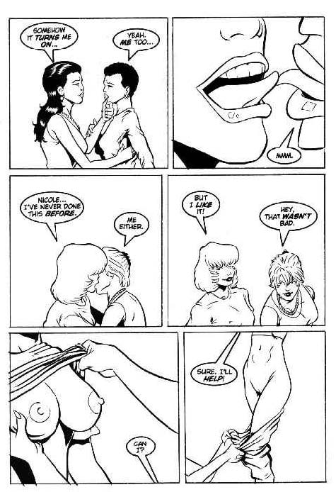 Girl on Girl - First Times: Slumber Party page 10 full