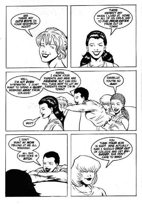 Girl on Girl - First Times: Slumber Party page 3 full