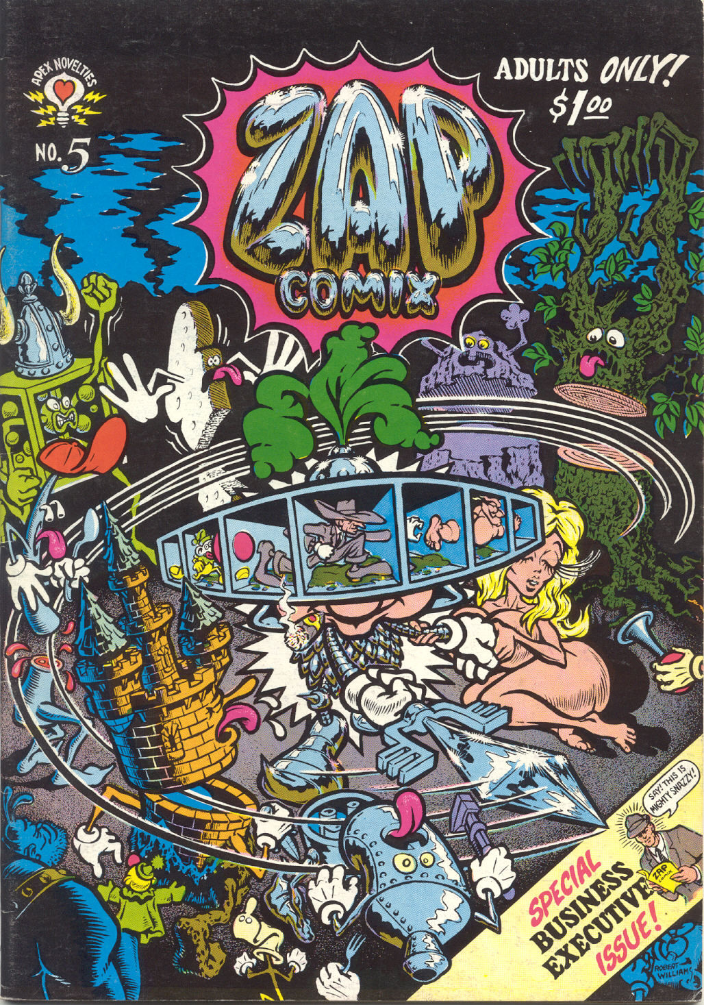 Zap Comix #5 page 1 full