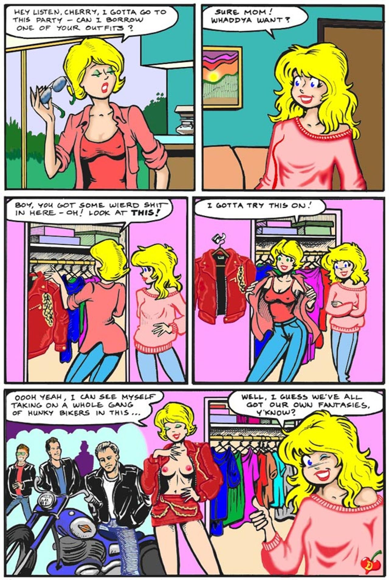 Cherry in Mom's closet page 10 full