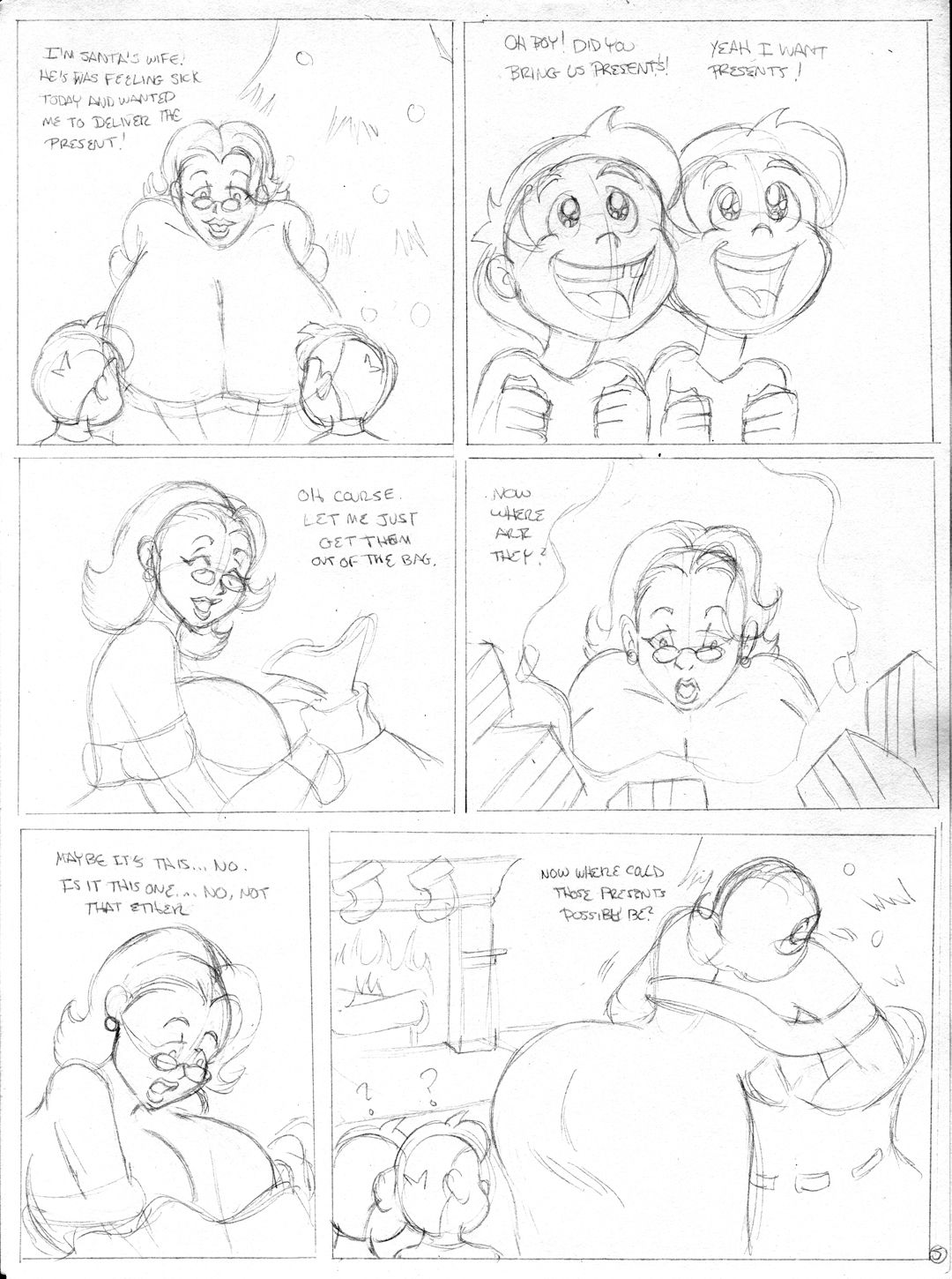 Mrs. Claus Saves Christmas - WIP page 6 full