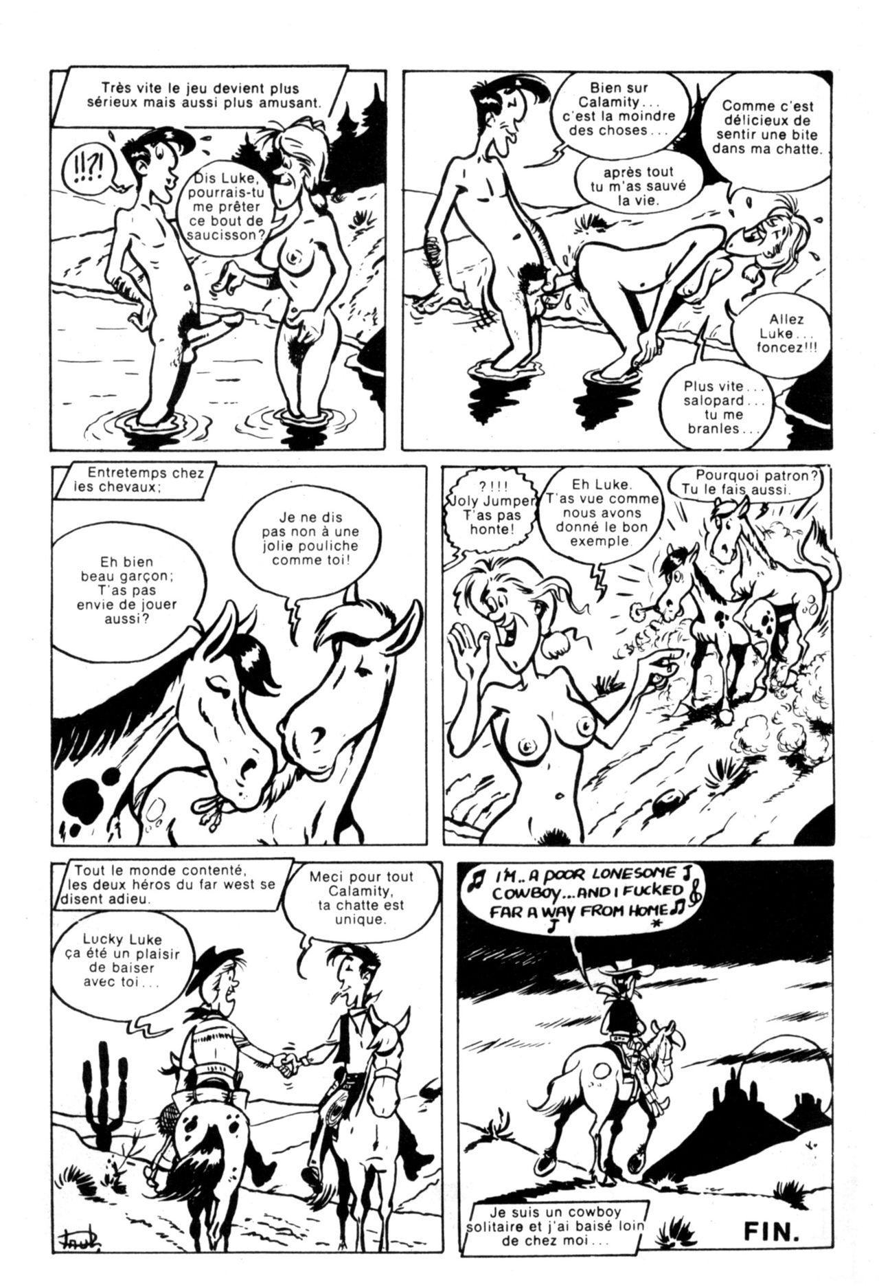 Schuurmans Les aventures sexuelles de Lucky Luke page 6 full
