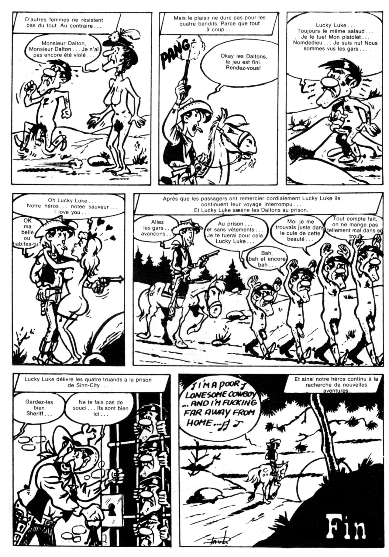 Schuurmans Les aventures sexuelles de Lucky Luke page 9 full