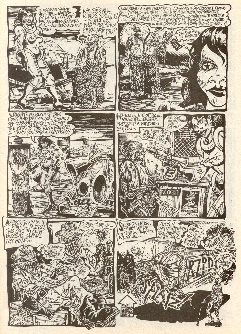 Zap Comix #14 page 5 full