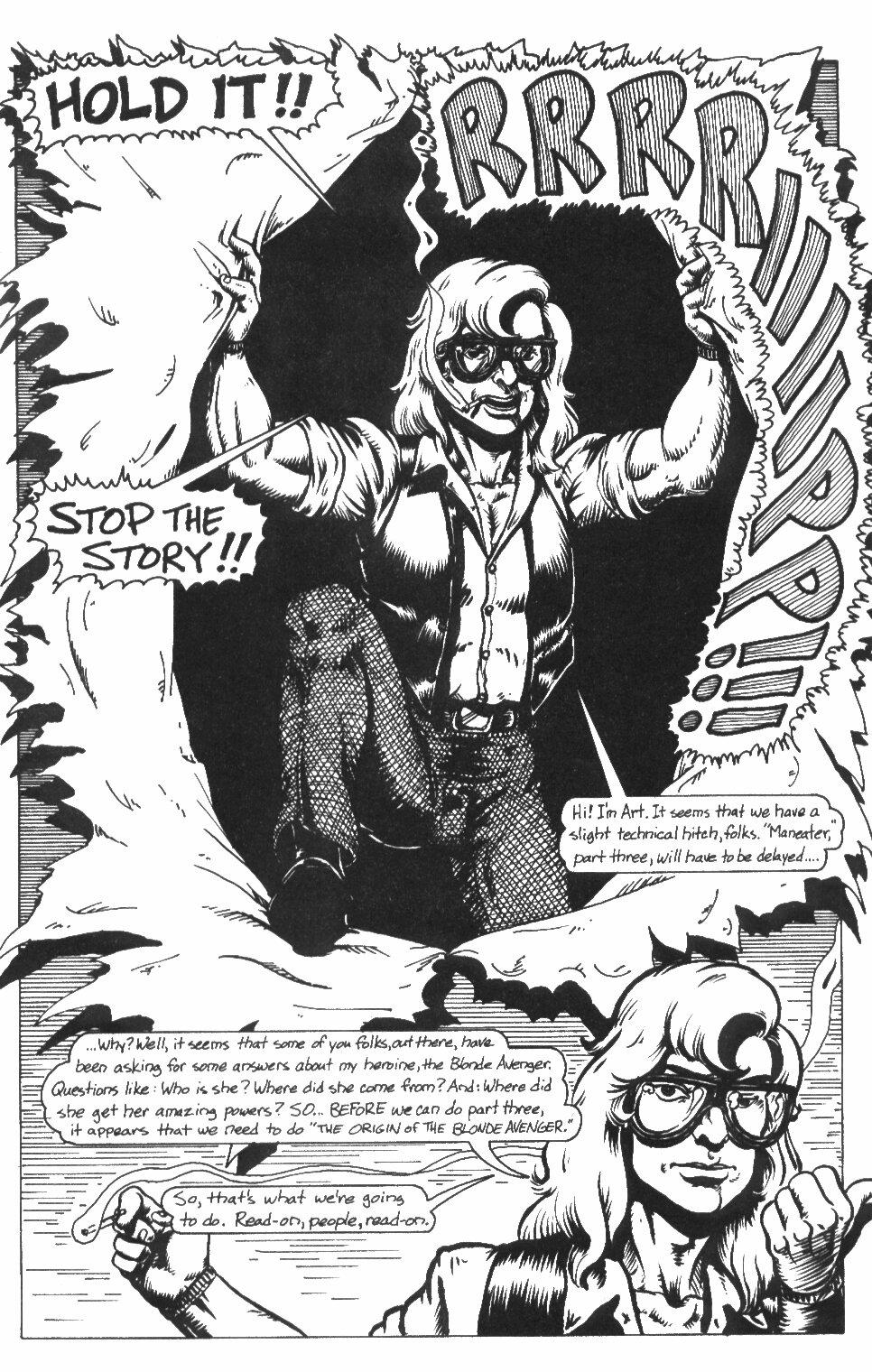 The Blonde Avenger #3 page 7 full