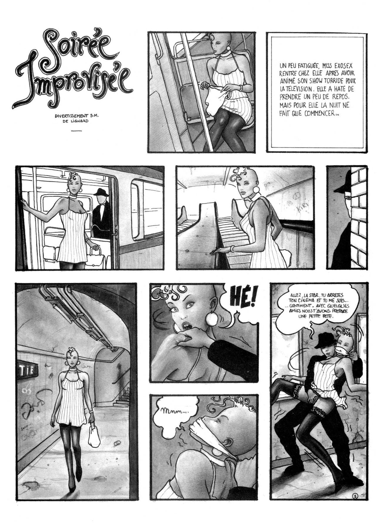 BD - Lignard - Soiree improvisée page 1 full