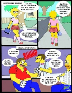 Gang Bang Porn Simpsons - Gang Bang - Bart's Lil Sis - IMHentai