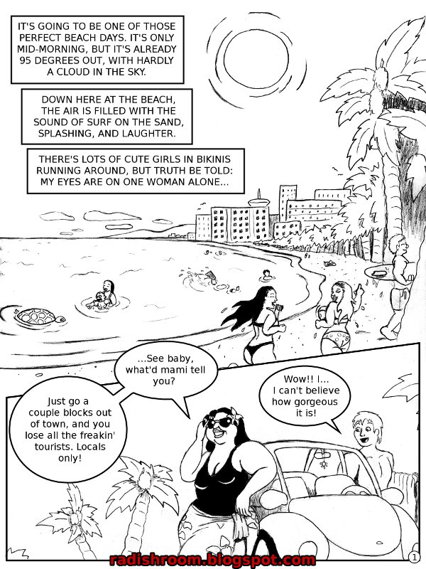Tales of Schlock #13 : "Black & White Milkshake" page 3 full