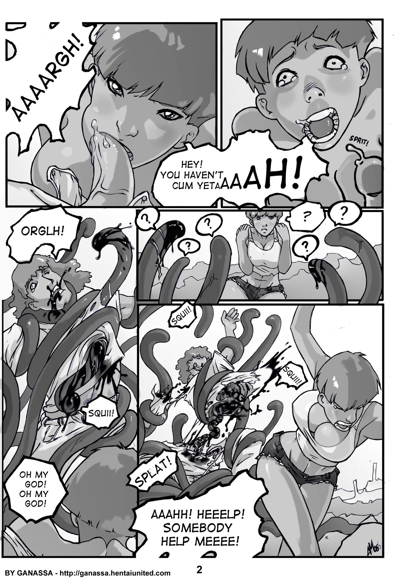 Tentacle Girl page 3 full