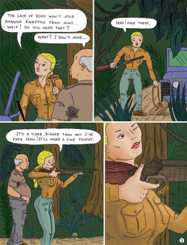 Jane The Jungle Goddess vs The Huntress page 3 full