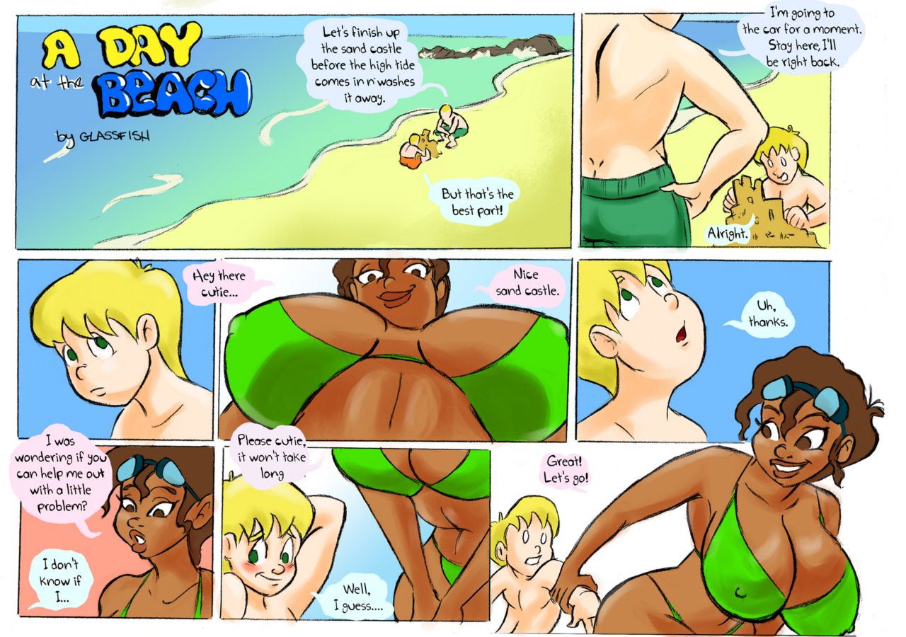 A Day at the Beach page 1 full