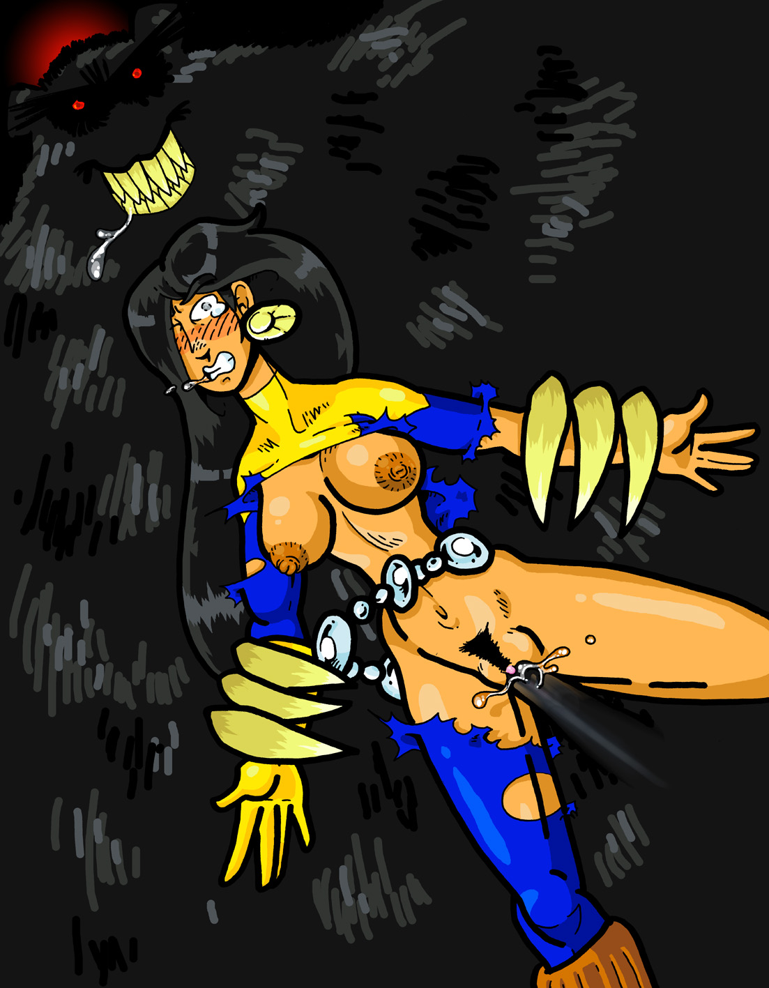 Demon Bear Rape! page 1 full