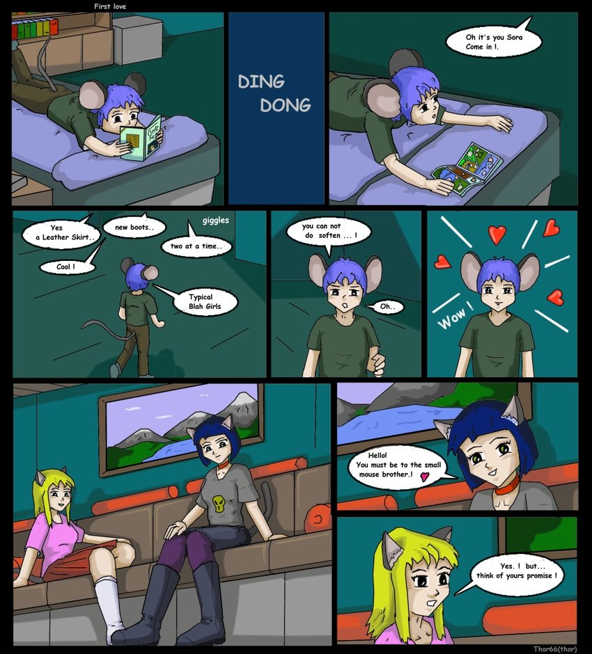 Catgirl .Mouseboy Gentle with VORE contents page 1 full