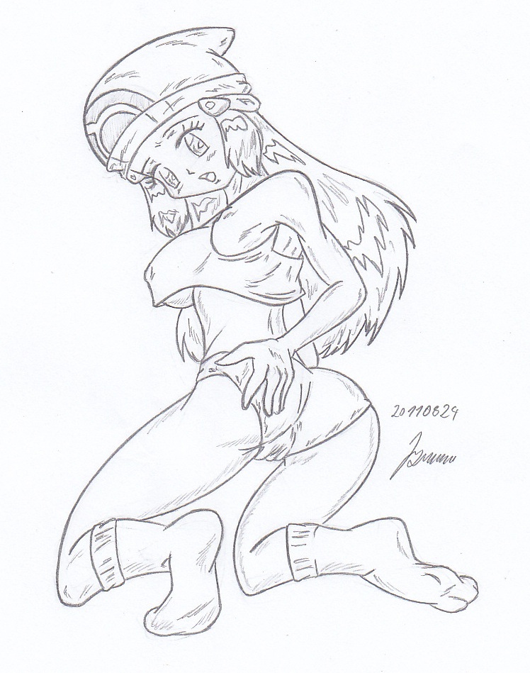 My miny Dawn _ pokemon Sketches work_2 page 3 full