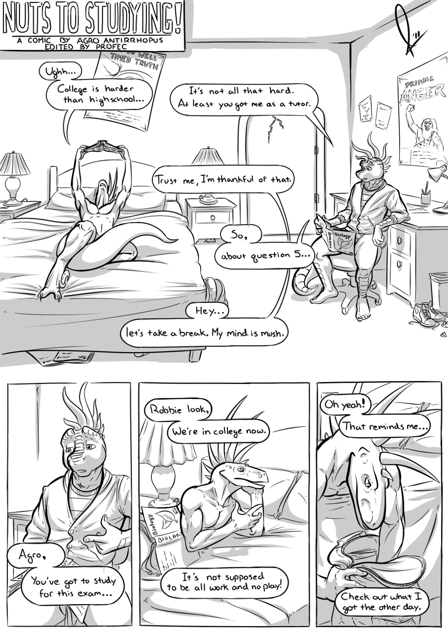 Nuts to Studying page 1 full