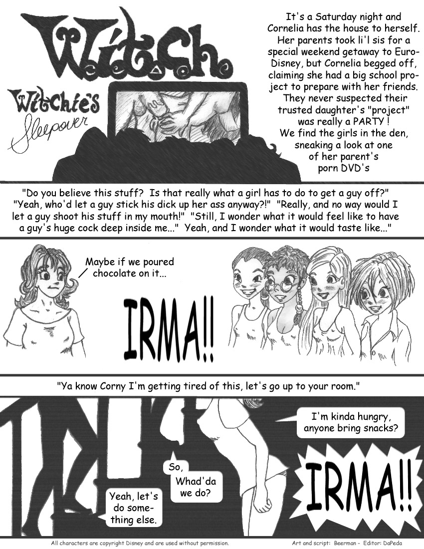 Witchie's Sleepover page 1 full