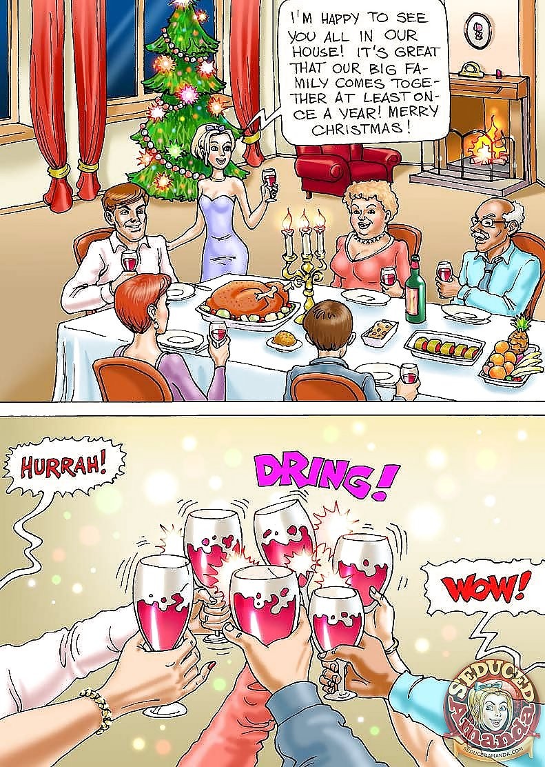 Amanda's Christmas Party page 1 full