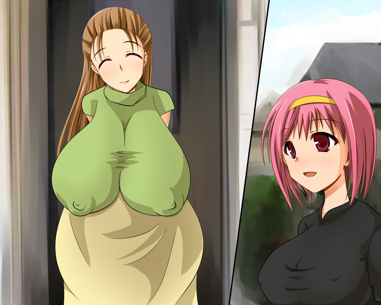 Misoji de Hentai na Futanari Obasan to Watashi page 2 full