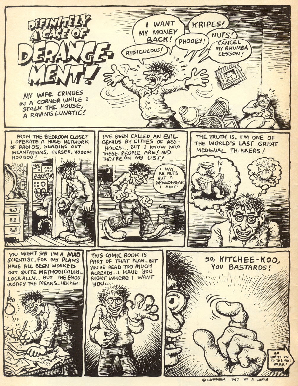 Zap Comix #1 page 2 full