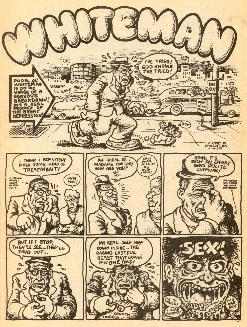Zap Comix #1 page 3 full