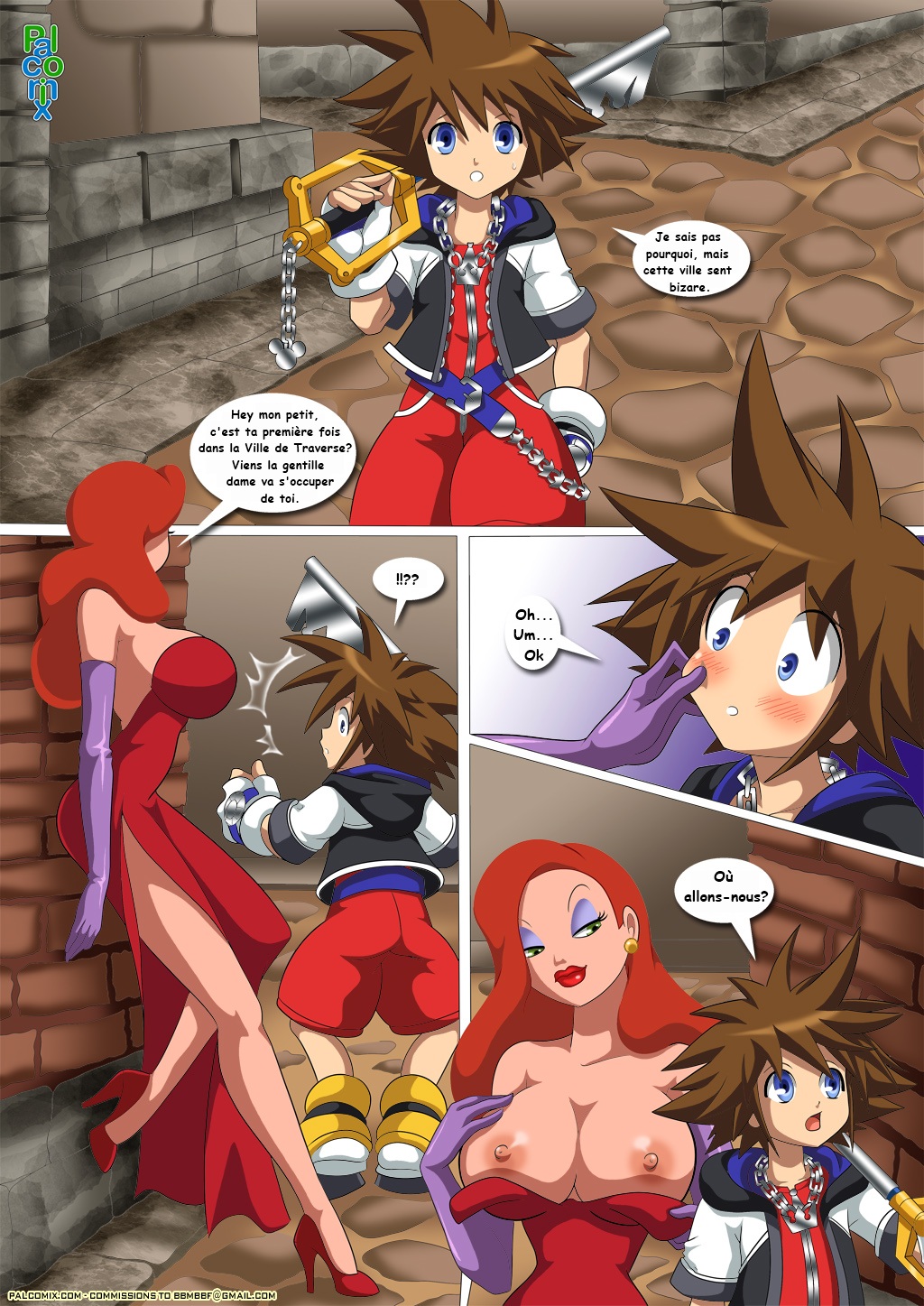 When Sora Meets Jessica | Lorsque Sora Rencontre Jessica page 1 full