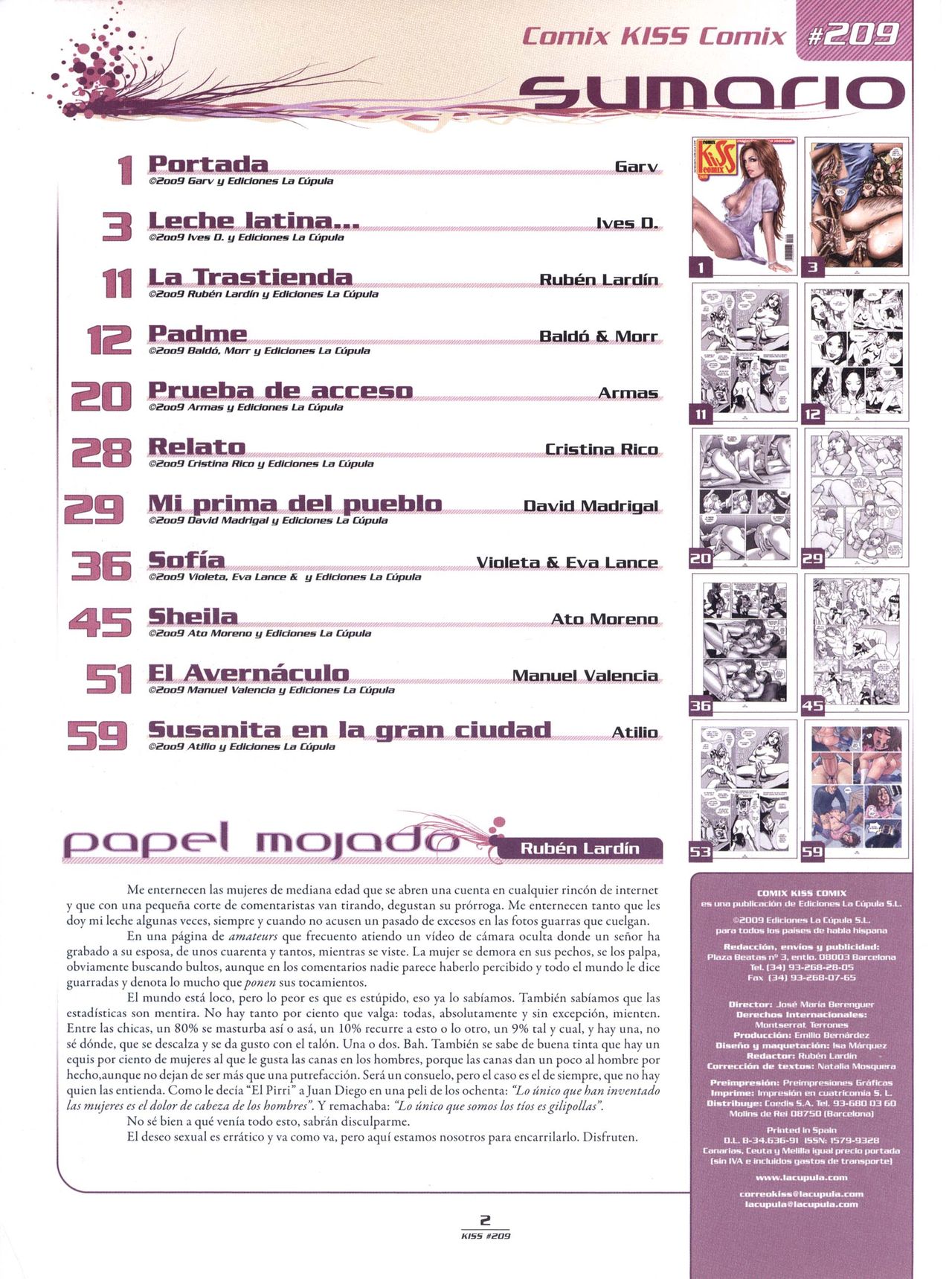 Kiss Comix #209 page 2 full
