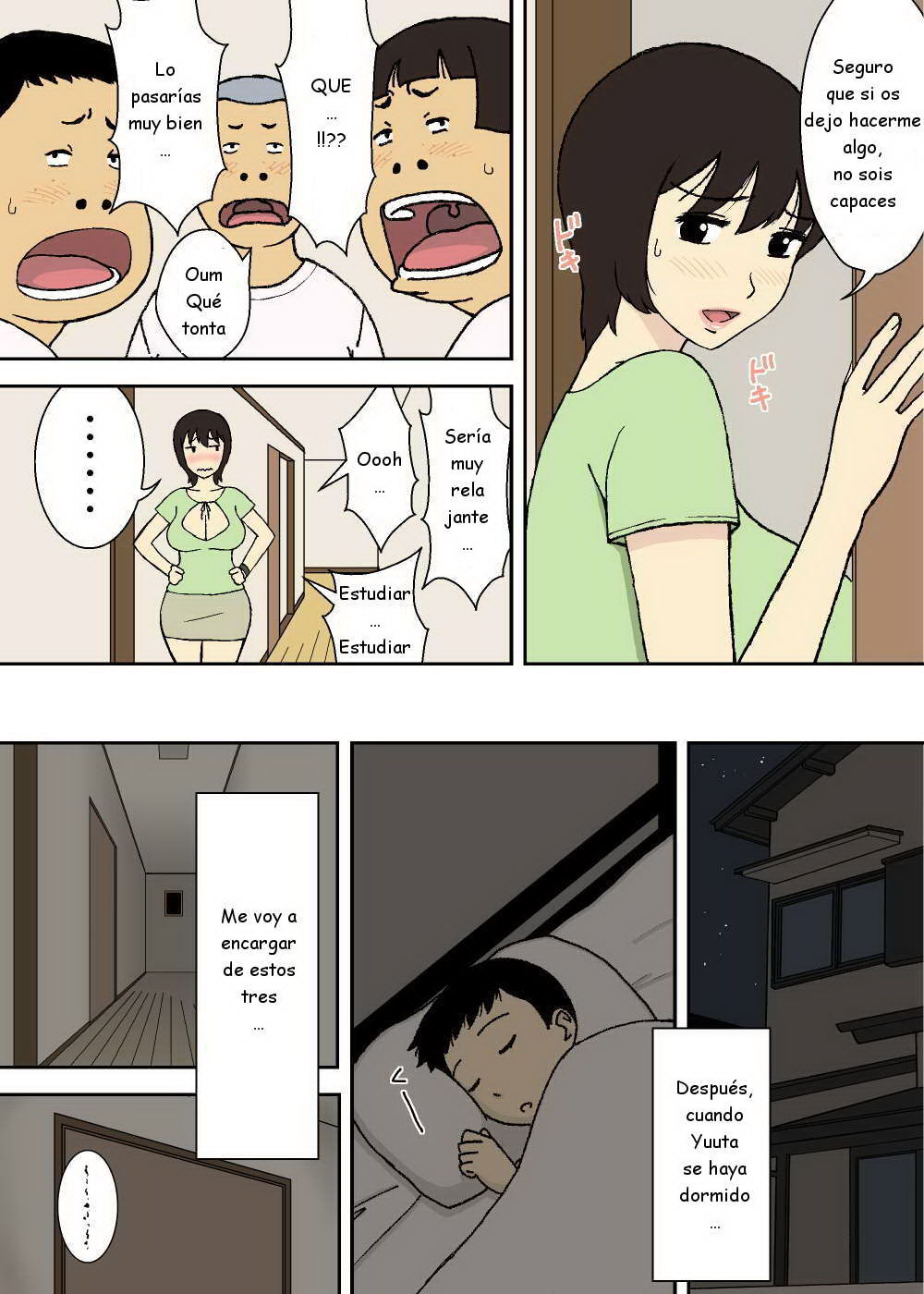 Warugaki to Kyonyuu Mama | Unos Chicos Traviesos y una Madre de Enormes Tetas page 9 full