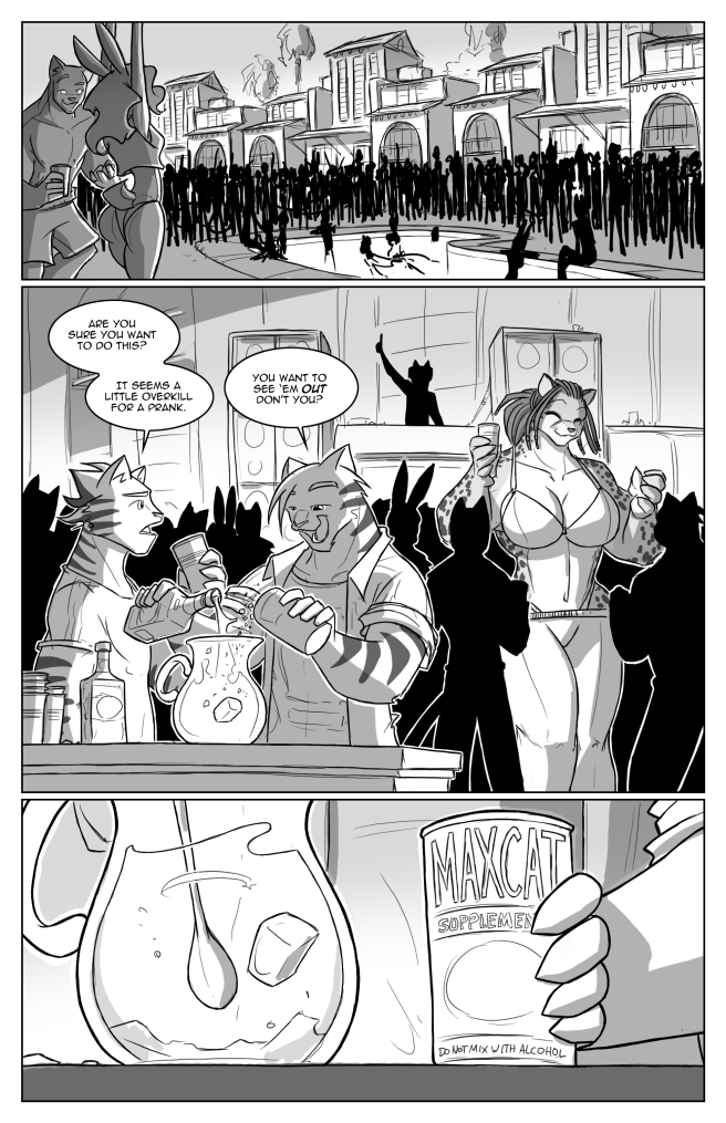 MAX CAT Comic page 1 full