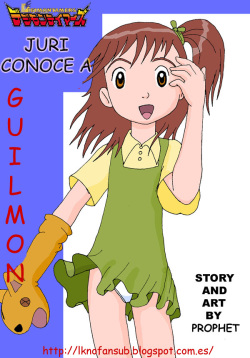 Juri, Meet Guilmon | Juri Conoce A Guilmon