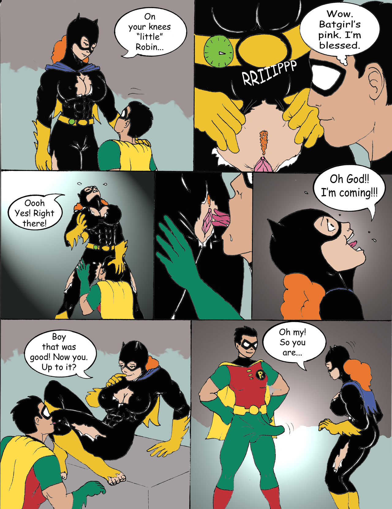 Super Batgirl page 8 full