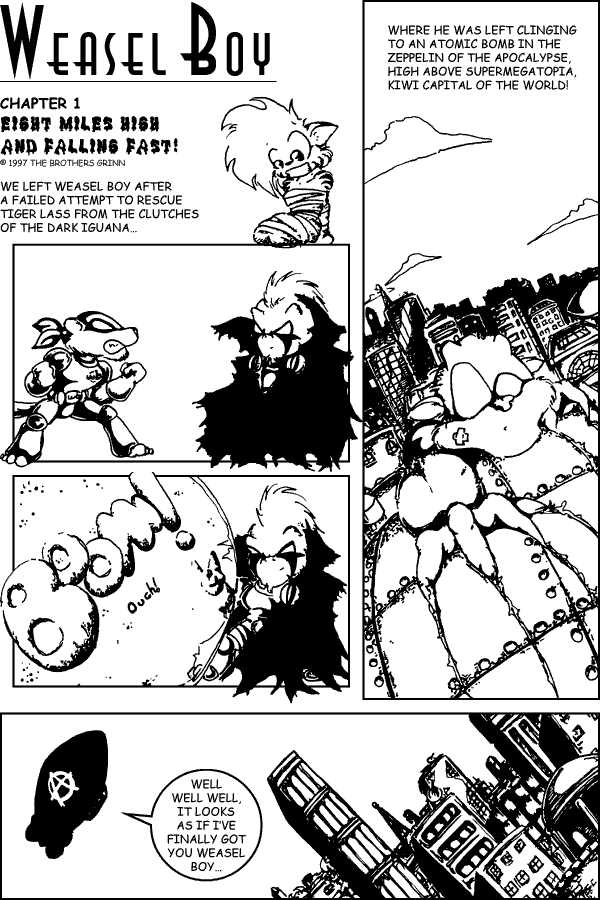 Weasel Boy Comic's page 3 full