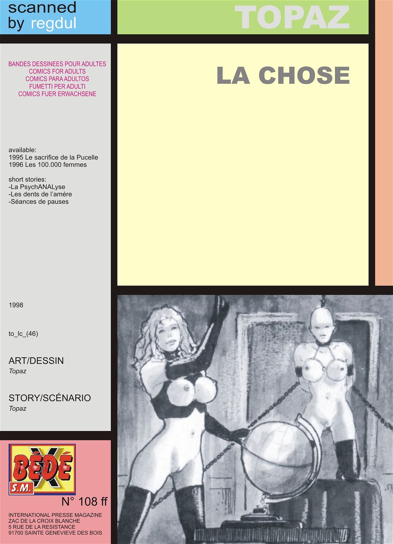 La chose page 1 full