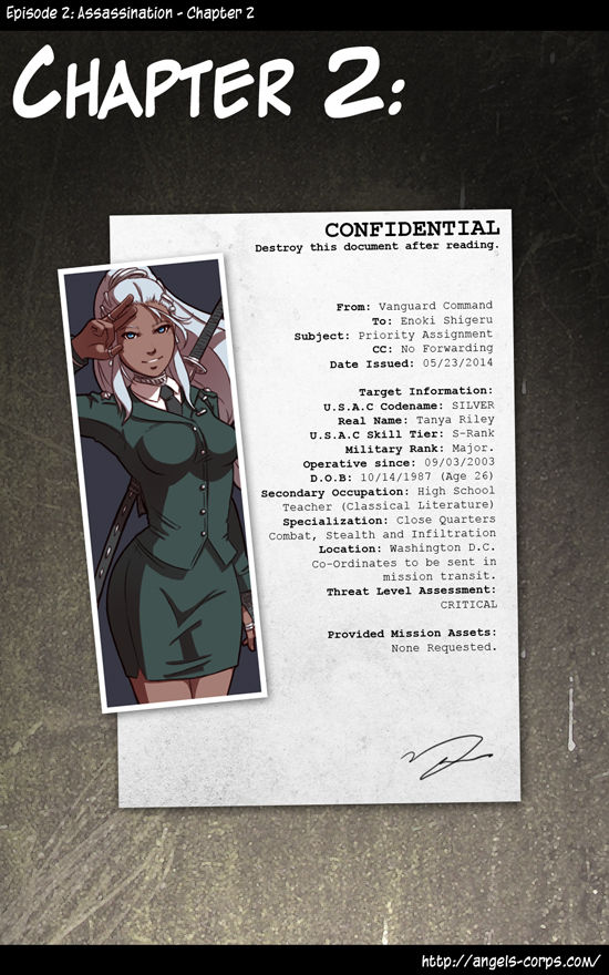 Angel corps episode 2: Assassination -chapter 2 page 1 full